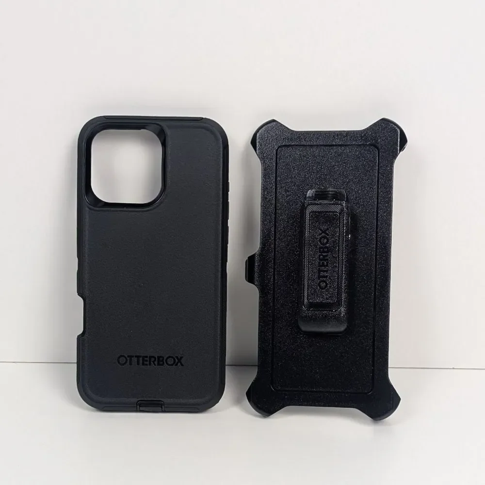 OtterBox Defender Series Phone Case with Holster iPhone 16 Pro Max Black